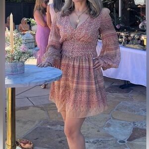 House of Harlow  Shona Joy Revolve balloon sleeve dress NWT